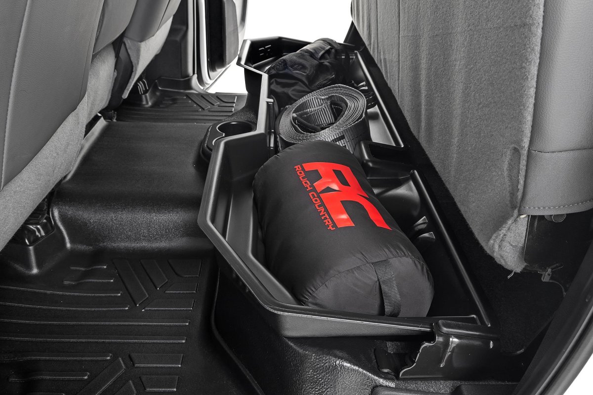 Ram 2500 Under Seat Storage - Rear - Rough Country - Custom-Fit - '11-'23
